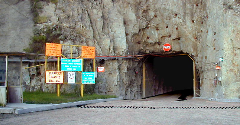 Mine Entrance in Chile