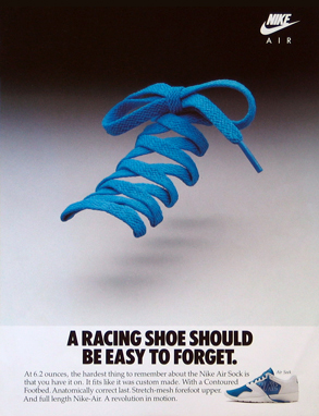 A Racing Shoe Should be Easy to Forget