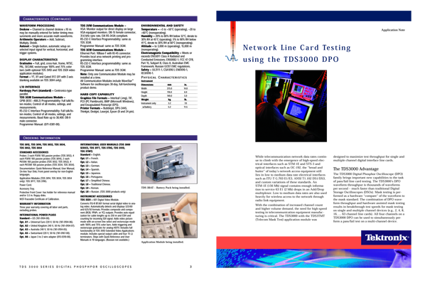 Digital Phosphor Oscilloscopes