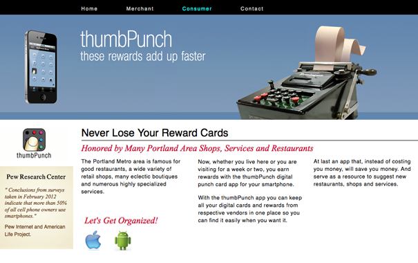 thumbPunch App Site